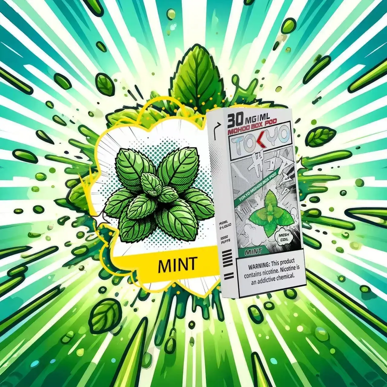 東京魔盒煙彈現貨 | 12ml 大容量 | 10000 口鋼網棉芯 | 正品保固
